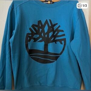 Timberland Men's Blue Crewneck Sweater